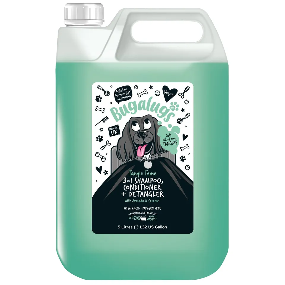 bugalugs-tangle-tame-3-in-1-hundeshampoo-shampoo-conditioner-detangler-avocado-k image 1