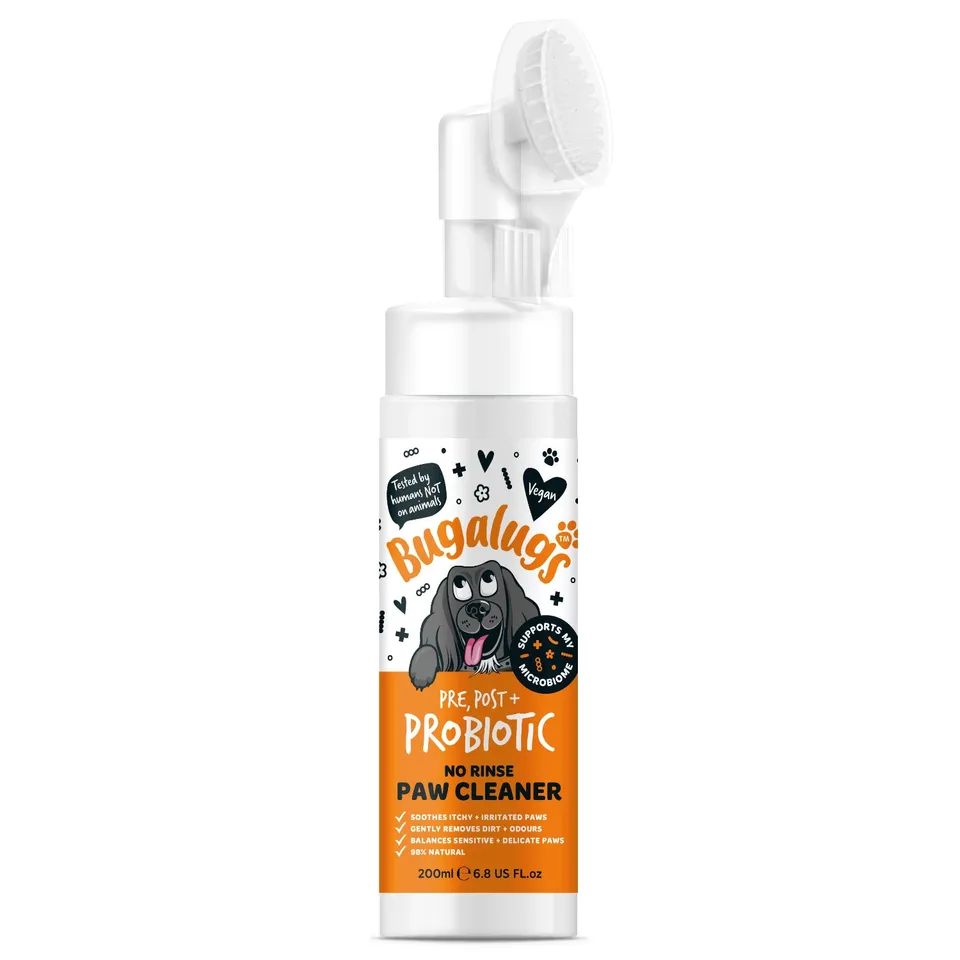 bugalugs-pre-post-probiotic-no-rinse-pfotenreiniger-f-r-hunde-wasserlose-pfotenp image 1