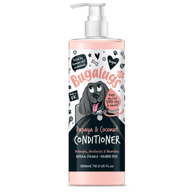 bugalugs-papaya-kokos-dog-conditioner-luxury-hundepflegesp-lung-entwirrt-pflegt image 1