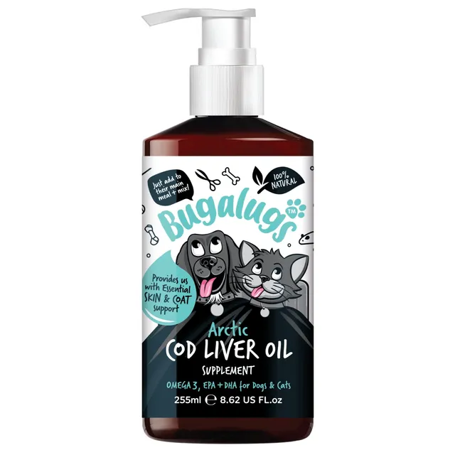bugalugs-arctic-cod-liver-oil-erg-nzungsfuttermittel-f-r-hunde-katzen image 1