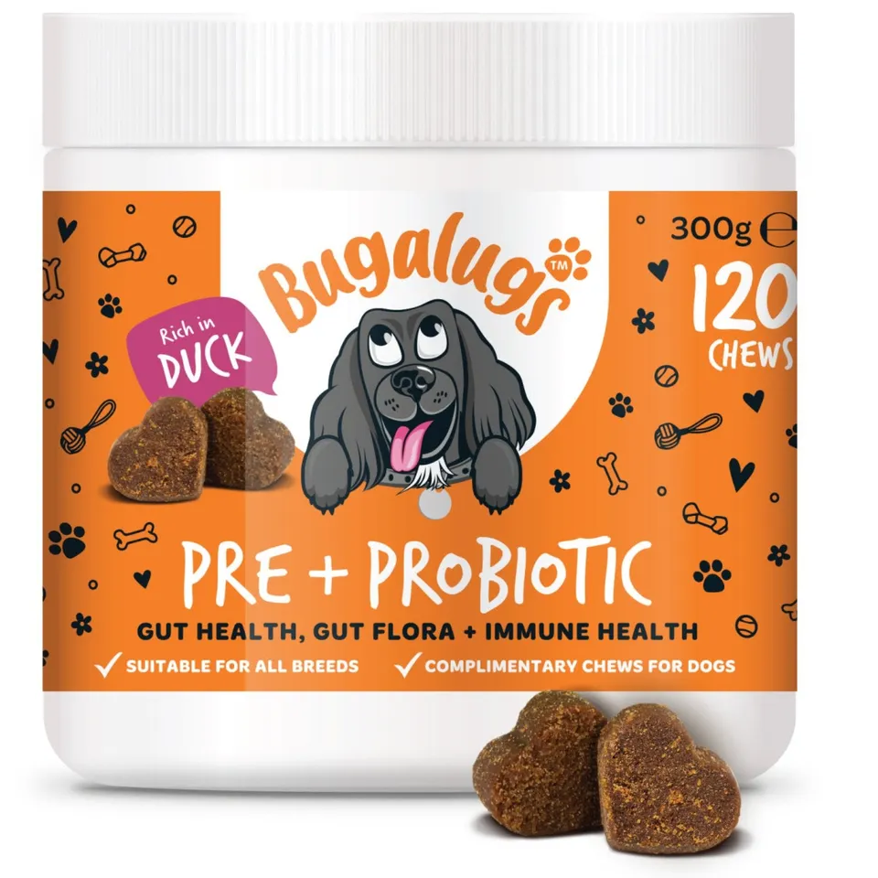 bugalugs-pre-probiotic-supplement-chews-f-r-hunde-kausnacks-f-r-darmgesundheit-v image 1