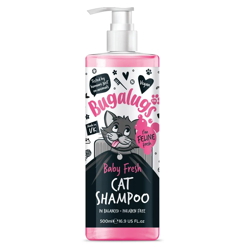 bugalugs-baby-fresh-katzenshampoo-sanfte-reinigung-mit-babypuder-duft-konzentrie image 1