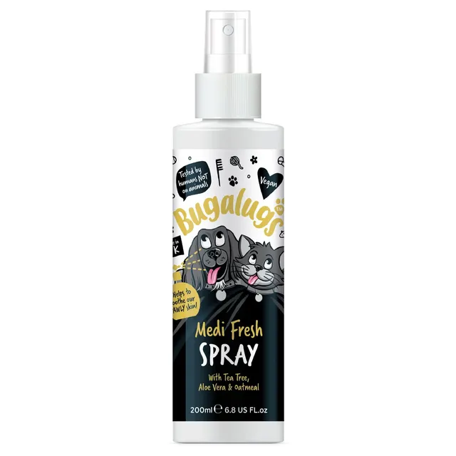 bugalugs-medi-fresh-soothing-spray-f-r-hunde-katzen-beruhigendes-pflegespray-mit image 1