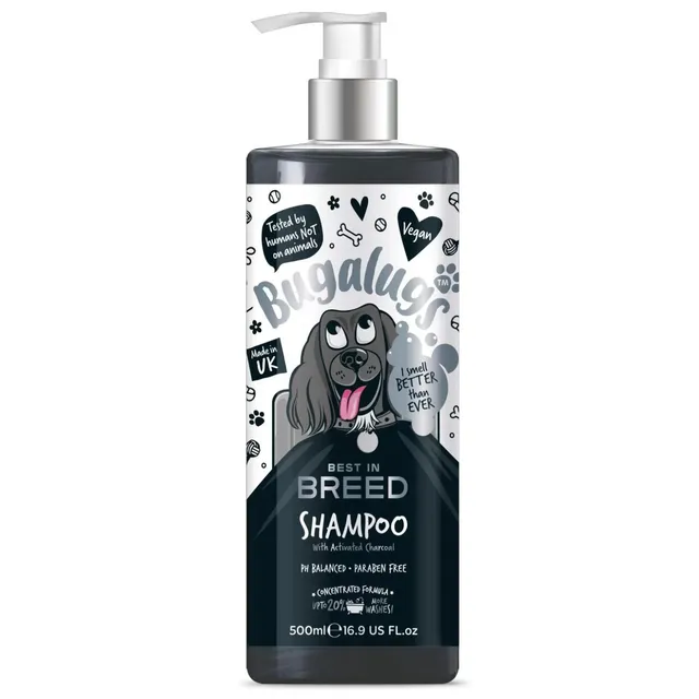 bugalugs-best-in-breed-hundeshampoo-mit-aktivkohle-luxuri-ses-herrenduft-shampoo image 1