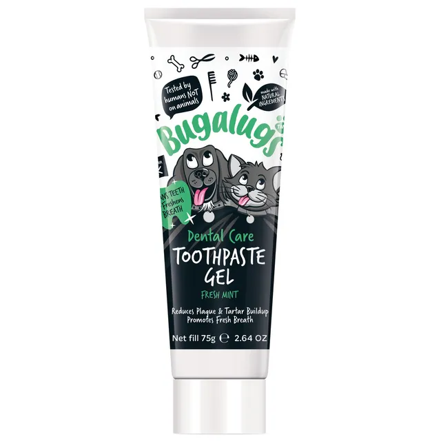 bugalugs-dental-care-toothpaste-gel-fresh-mint-zahnpasta-gel-f-r-hunde-katzen image 1
