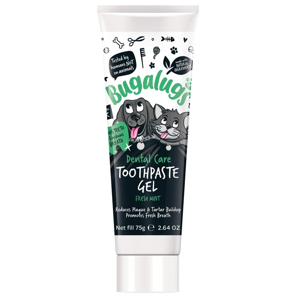 bugalugs-dental-care-toothpaste-gel-fresh-mint-zahnpasta-gel-f-r-hunde-katzen image 1