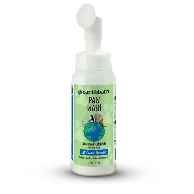 earthbath-paw-wash-pfotenreinigungsschaum-mit-sheabutter-und-bio-aloe-vera-integ image 1