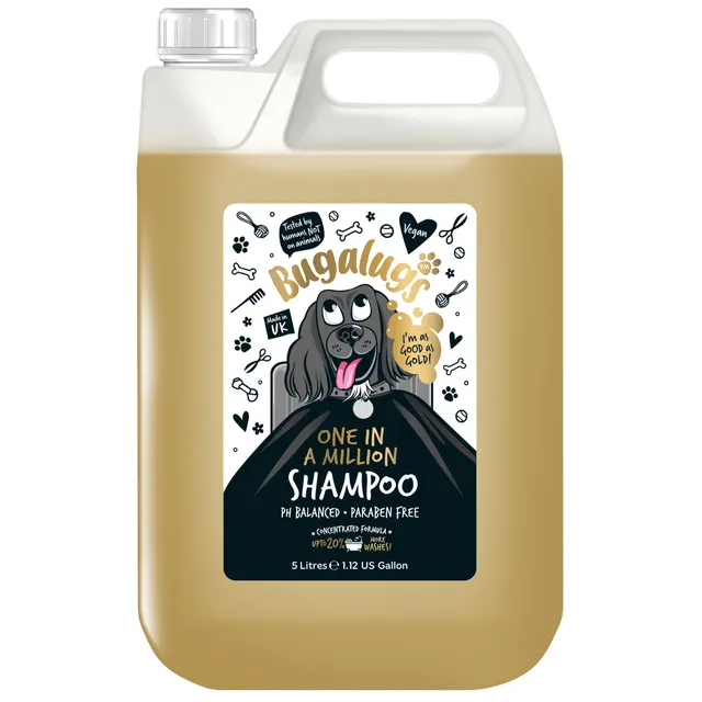 bugalugs-one-in-a-million-luxury-dog-shampoo-5-liter-hundesalon-kanister image 1