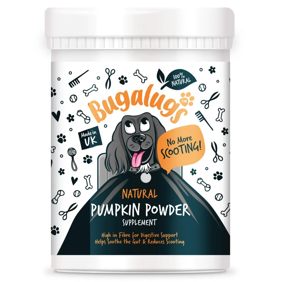 bugalugs-k-rbispulver-hunde-supplement-200-g-100-nat-rliches-verdauungspulver-ge image 1