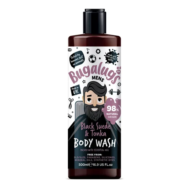 bugalugs-men-black-suede-tonka-duschgel-maskulines-body-wash-f-r-m-nner image 1