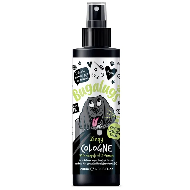 bugalugs-zingy-dog-cologne-hundeparf-m-deospray-mit-grapefruit-orange image 1