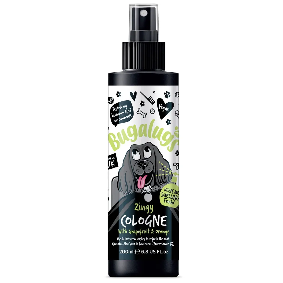 bugalugs-zingy-dog-cologne-hundeparf-m-deospray-mit-grapefruit-orange image 1