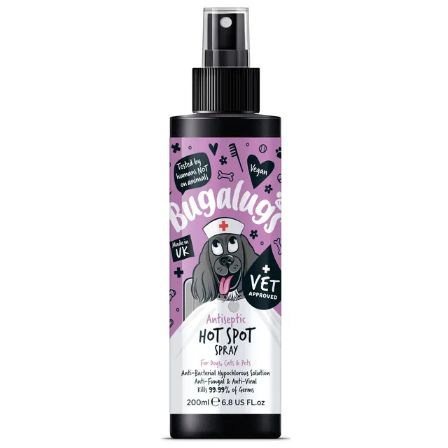 bugalugs-antiseptic-hot-spot-spray-antiseptisches-wund-pflegespray-f-r-hunde-kat image 1