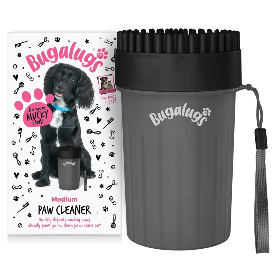 bugalugs-paw-cleaner-cup-schwarz-gr-e-m-pfotenreiniger-becher-f-r-hunde-katzen image 1