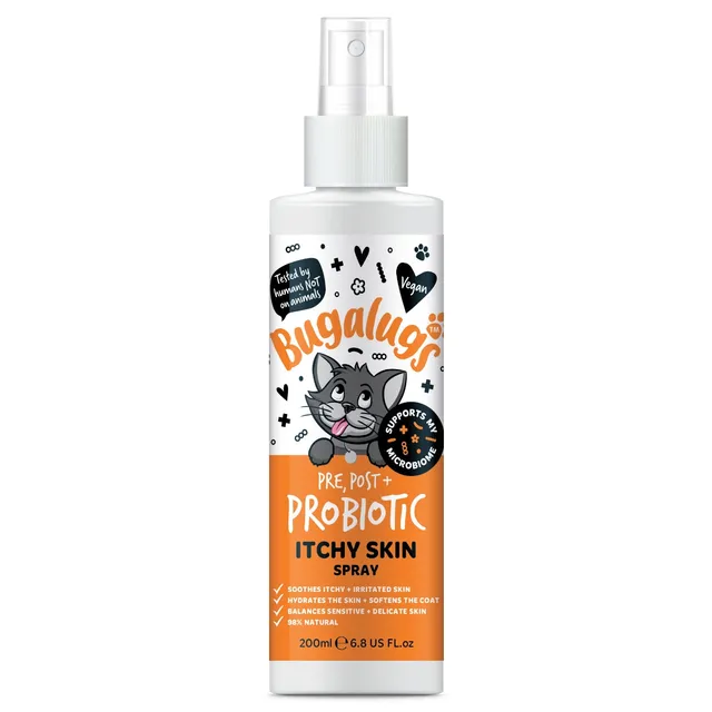 bugalugs-pre-post-probiotic-itchy-skin-spray-for-cats-beruhigungsspray-gegen-juc image 1