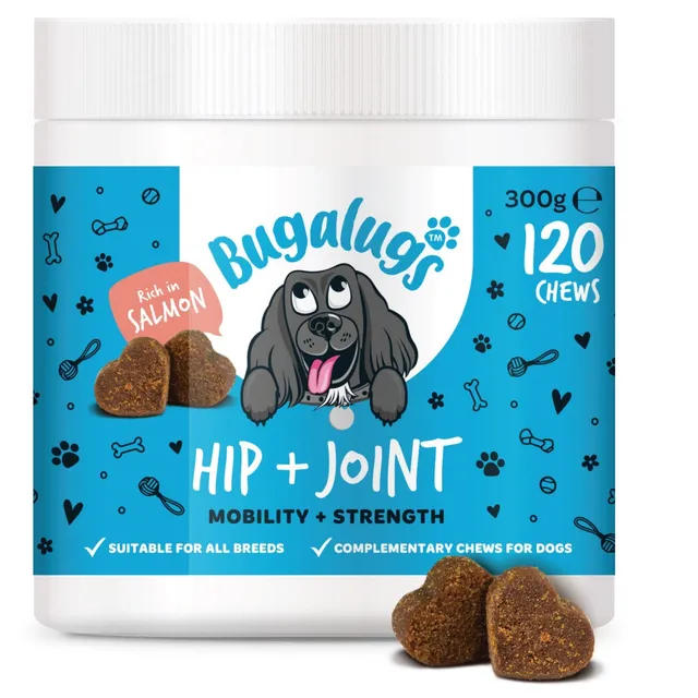 bugalugs-hip-joint-care-supplement-chews-f-r-hunde-gelenk-kausticks-mit-glucosam image 1