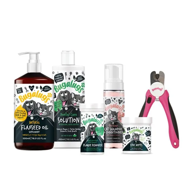bugalugs-senior-cat-bundle-katzenpflege-set-f-r-seniorkatzen-shampoo-conditioner image 1