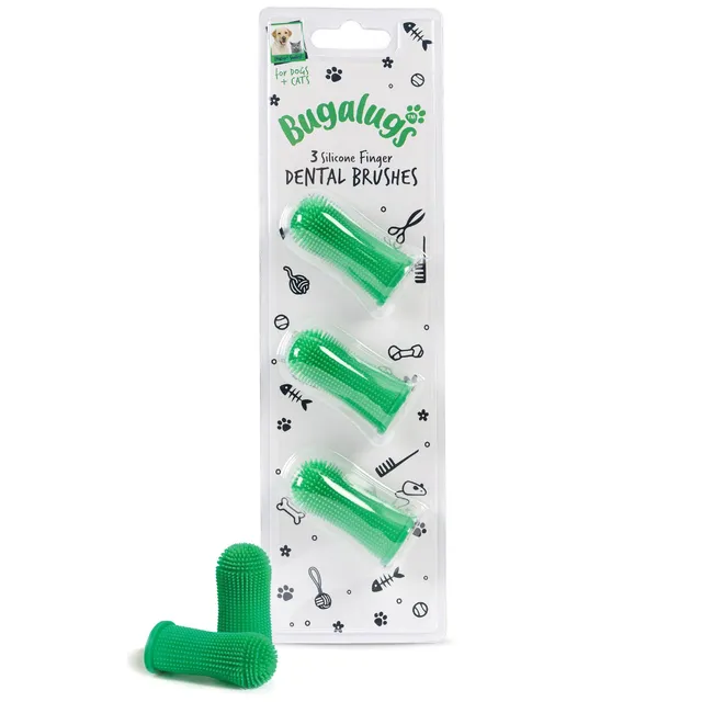 bugalugs-silicone-finger-dental-care-brushes-3er-pack-fingerzahnb-rsten-f-r-hund image 1