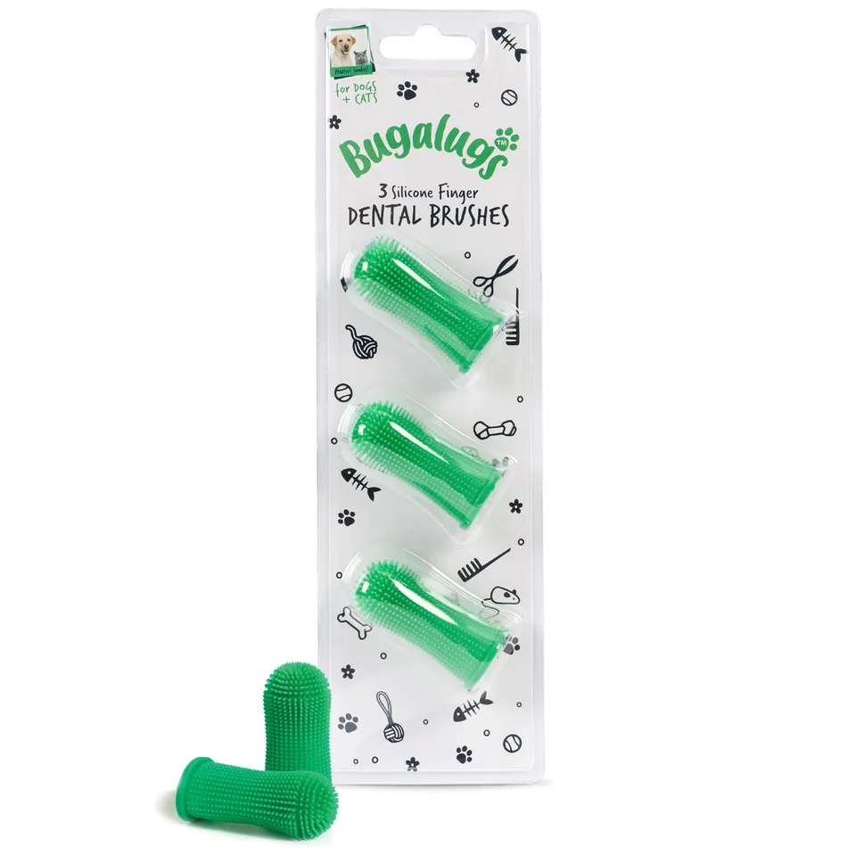 bugalugs-silicone-finger-dental-care-brushes-3er-pack-fingerzahnb-rsten-f-r-hund image 1