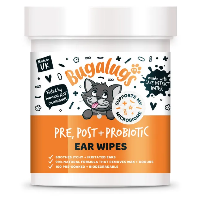 bugalugs-pre-post-probiotic-ohrent-cher-f-r-katzen-sanfte-ohrenreinigung-mit-mik image 1