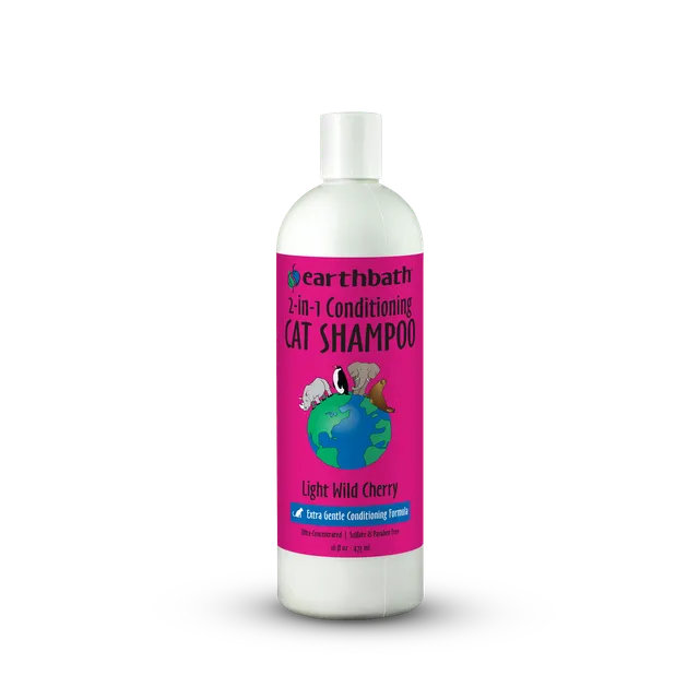 earthbath-2-in-1-conditioning-cat-shampoo-extra-mildes-katzenshampoo-mit-pflegew image 1