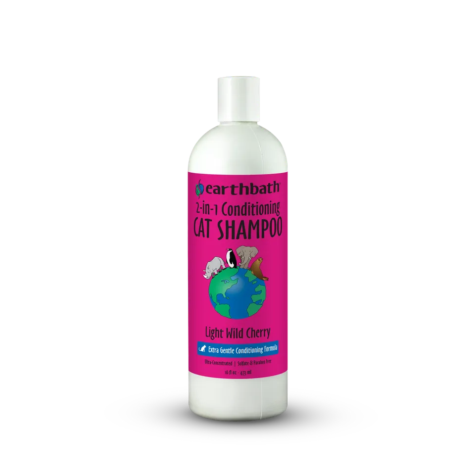 earthbath-2-in-1-conditioning-cat-shampoo-extra-mildes-katzenshampoo-mit-pflegew image 1