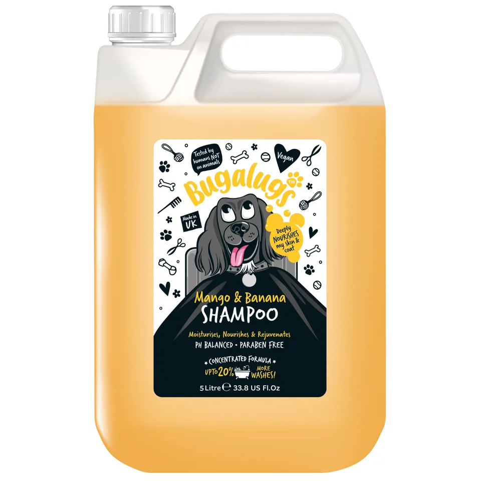 bugalugs-mango-banana-sensitive-hundeshampoo-5l-mit-kolloidalem-hafer-fruchtextr image 1