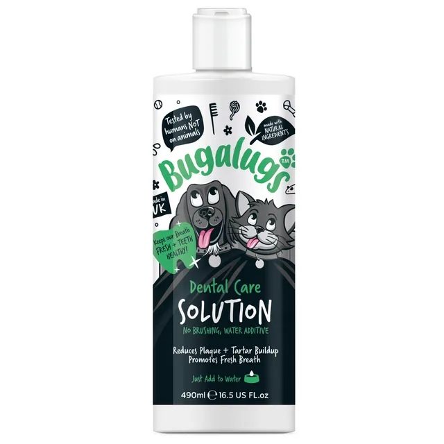 bugalugs-dental-care-solution-wasserzusatz-f-r-hunde-katzen-zahnpflege-ohne-b-rs image 1