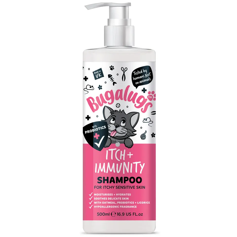 bugalugs-itch-immunity-shampoo-for-cats-probiotisches-katzenshampoo-gegen-juckre image 1