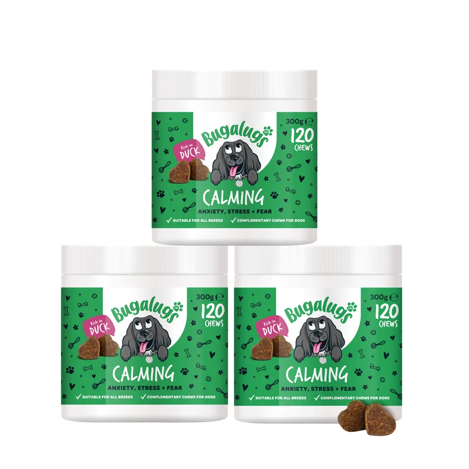 bugalugs-calming-supplement-chews-f-r-hunde-3er-pack-beruhigungsleckerli-gegen-a image 1