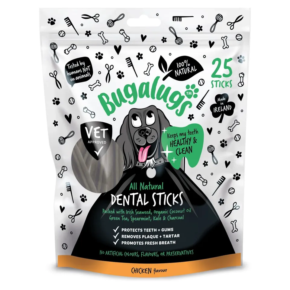 bugalugs-dental-sticks-mit-huhn-alge-nat-rliche-zahnpflege-snacks-gegen-plaque-z image 1