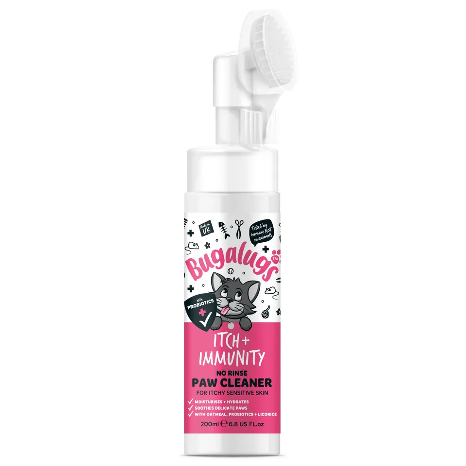 bugalugs-itch-immunity-no-rinse-pfotenreiniger-f-r-katzen-probiotischer-wasserlo image 1