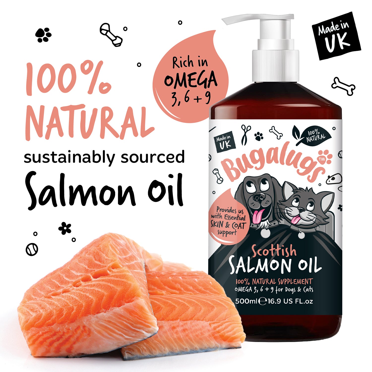 bugalugs-scottish-salmon-oil-lachs-l-f-r-hunde-katzen-100-nat-rliches-omega-3-6- image 3