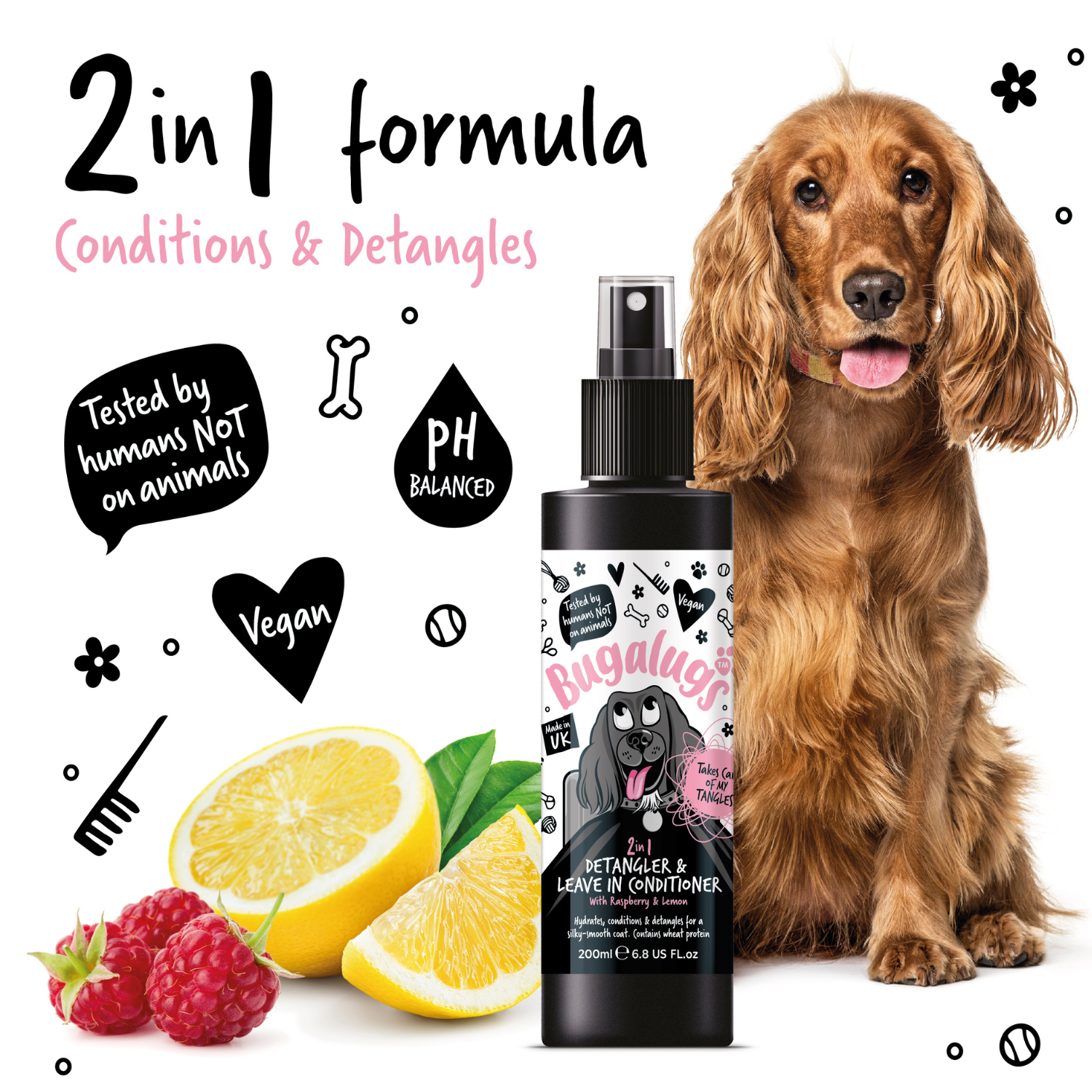 bugalugs-2-in-1-entwirrspray-leave-in-conditioner-himbeere-zitrone-f-r-hunde image 3