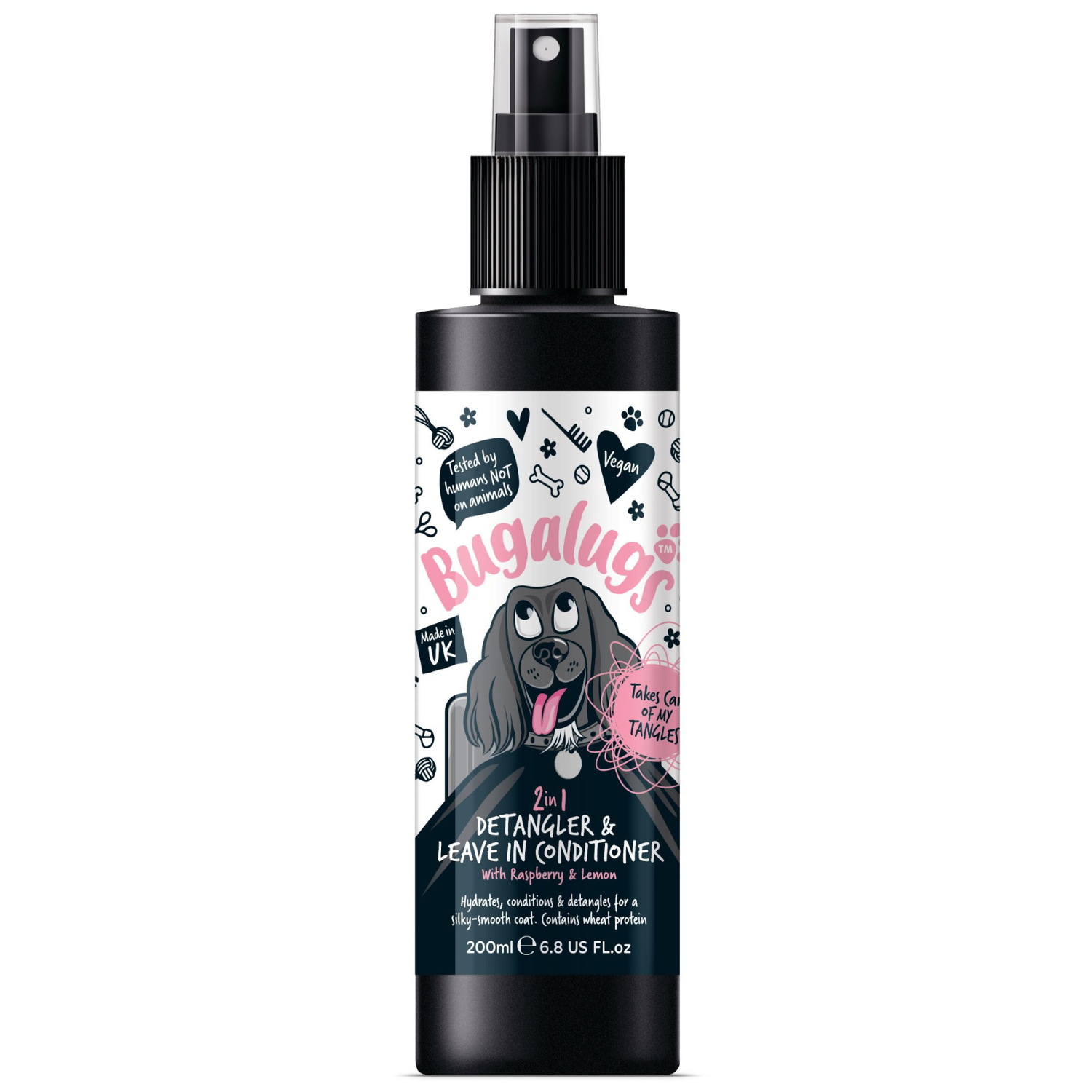bugalugs-2-in-1-entwirrspray-leave-in-conditioner-himbeere-zitrone-f-r-hunde image 1