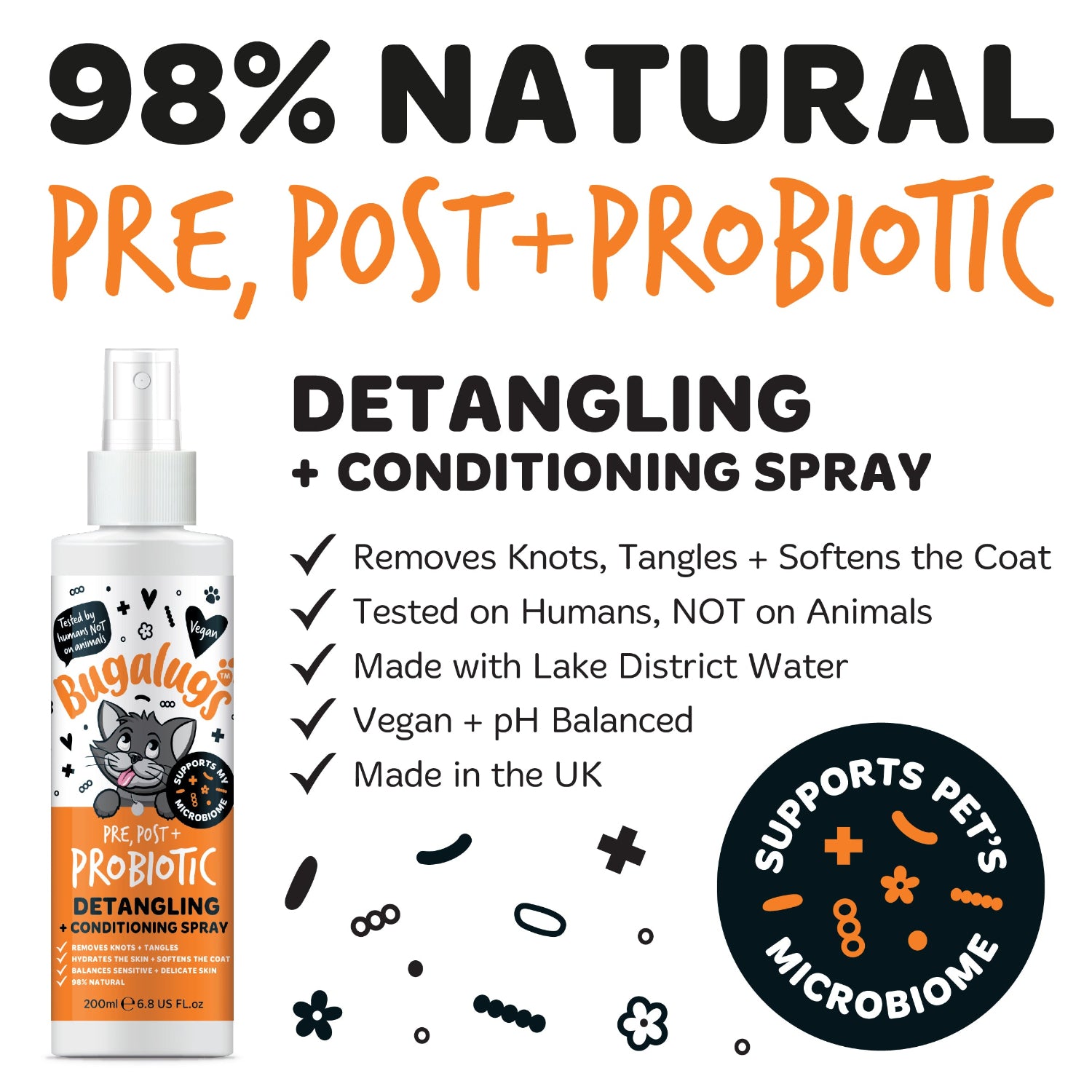 bugalugs-pre-post-probiotic-entzirrungs-pflegespray-f-r-katzen image 2