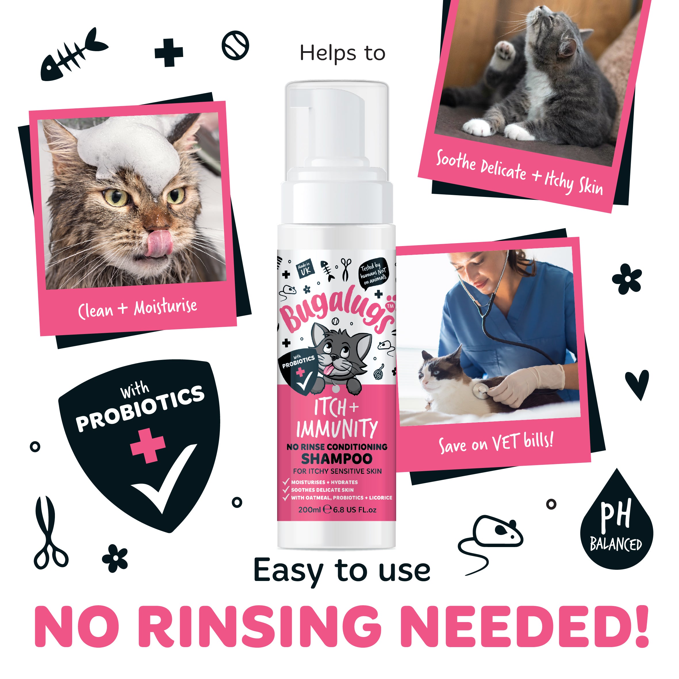 bugalugs-itch-immunity-no-rinse-shampoo-f-r-katzen-schaumformel image 7