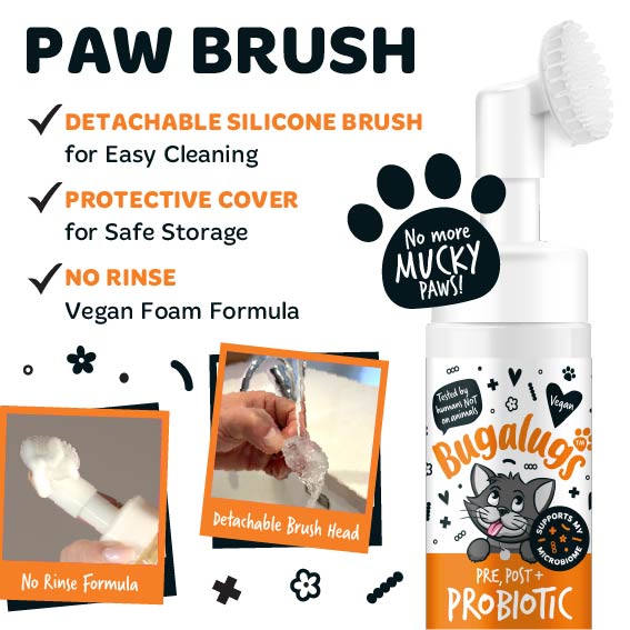 bugalugs-pre-post-probiotischer-no-rinse-pfotenreiniger-f-r-katzen-ohne-absp-len image 7