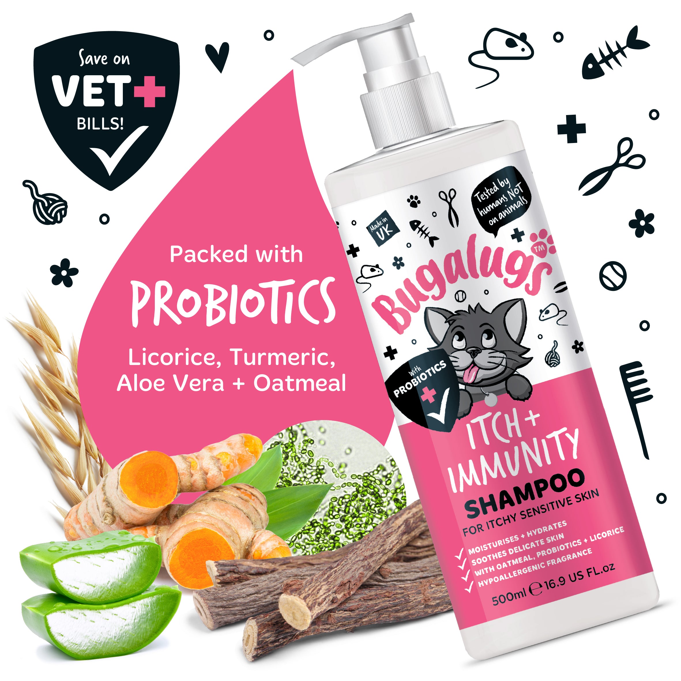 bugalugs-itch-immunity-shampoo-for-cats-probiotisches-katzenshampoo-gegen-juckre image 4