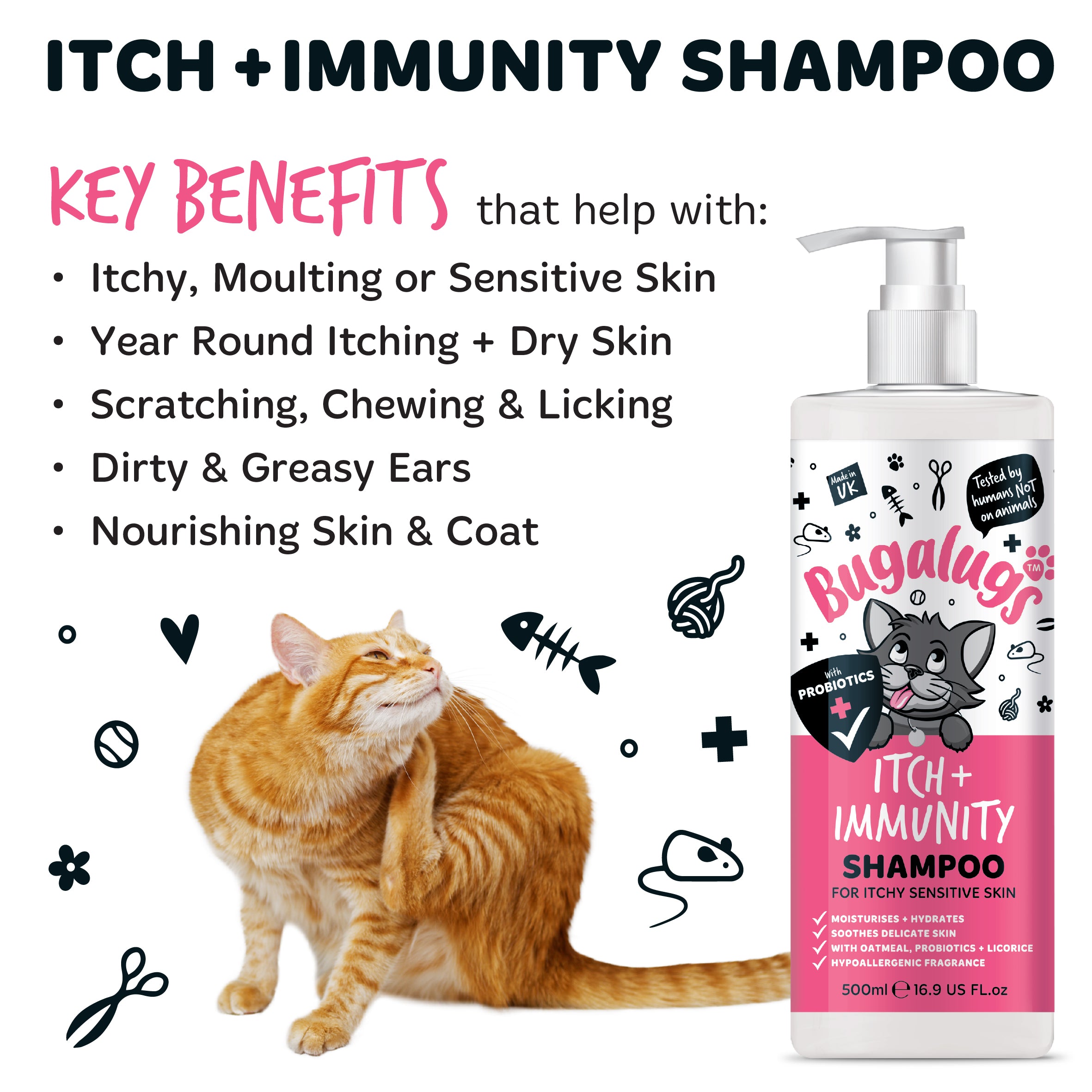 bugalugs-itch-immunity-shampoo-for-cats-probiotisches-katzenshampoo-gegen-juckre image 5