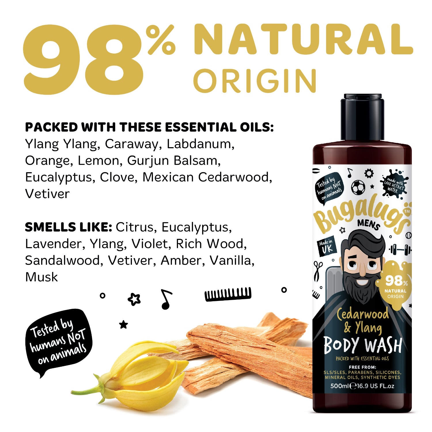 bugalugs-men-s-cedarwood-ylang-body-wash-m-nner-duschgel-mit-zedernholz-ylang-du image 3