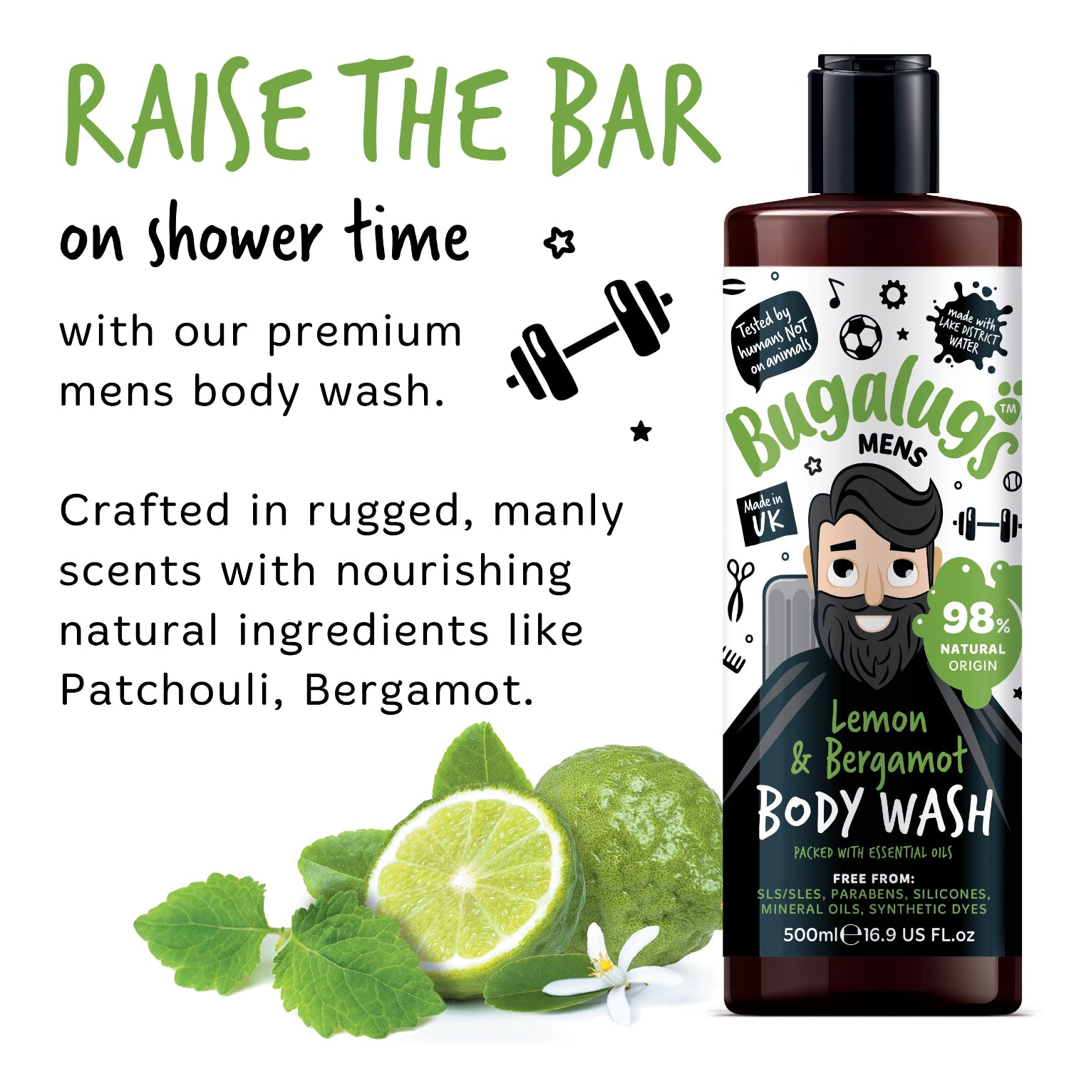 bugalugs-men-s-lemon-bergamot-body-wash-erfrischende-duschpflege-f-r-m-nner image 4
