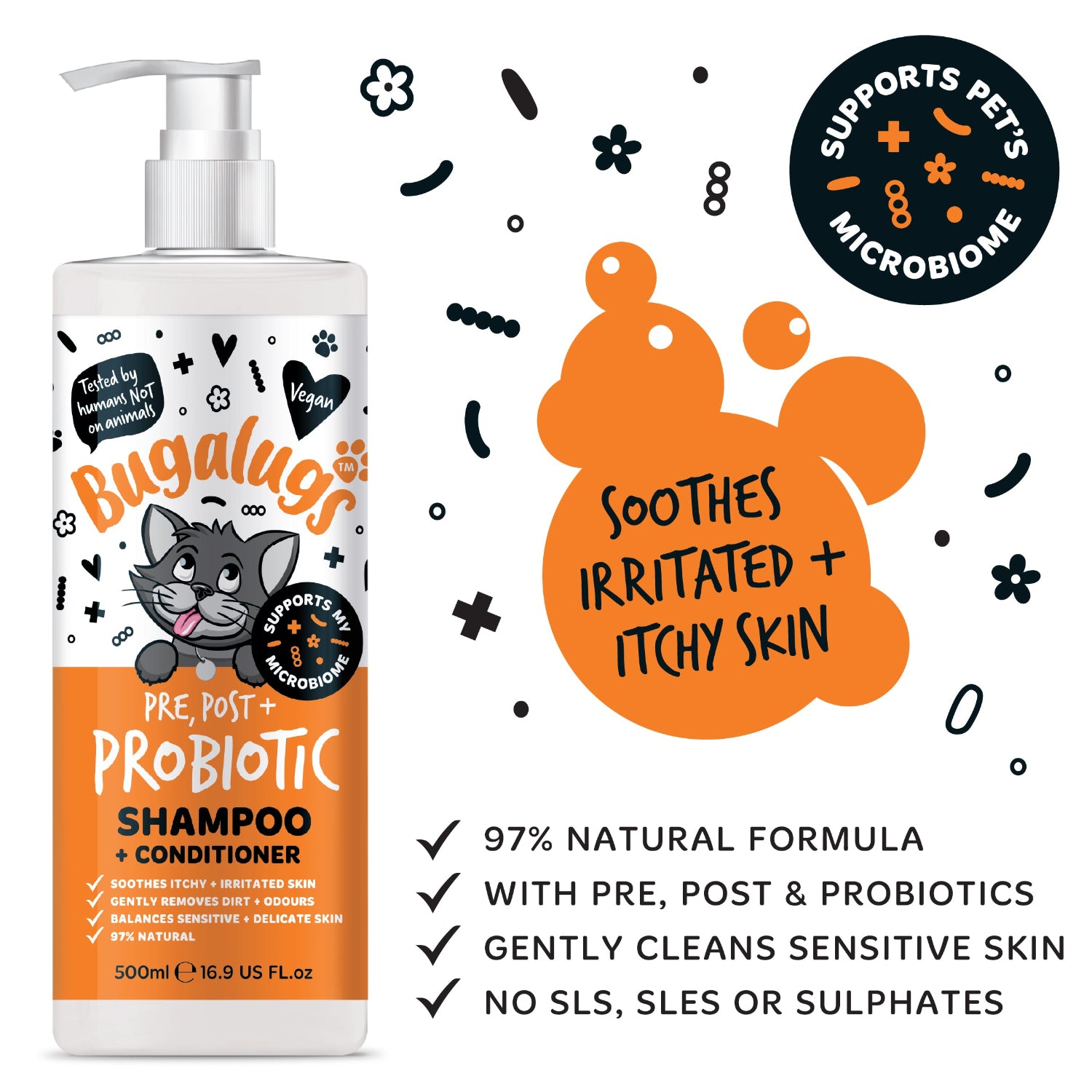 bugalugs-pre-post-probiotic-shampoo-conditioner-f-r-katzen-mikrobiom-shampoo-mit image 5