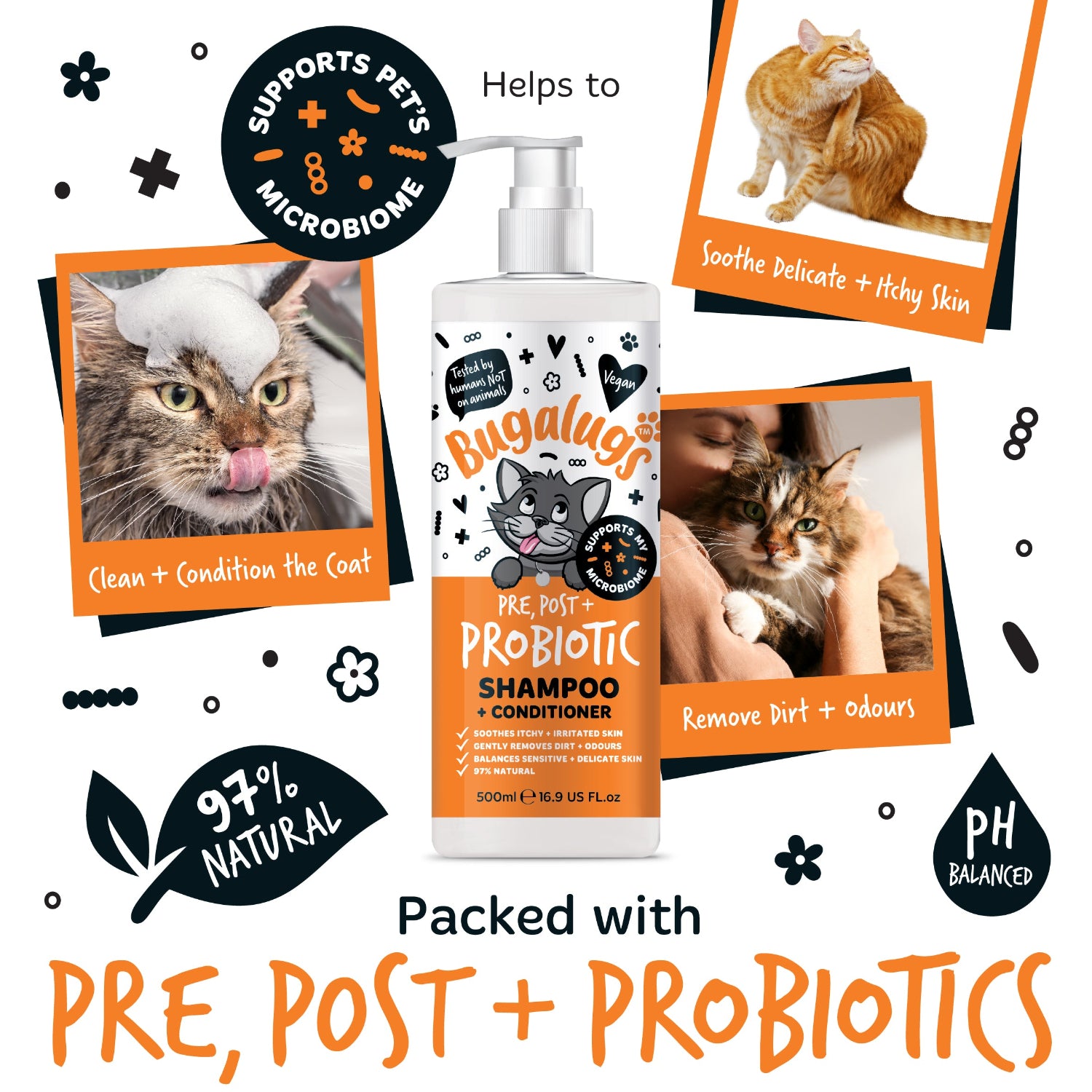 bugalugs-pre-post-probiotic-shampoo-conditioner-f-r-katzen-mikrobiom-shampoo-mit image 8