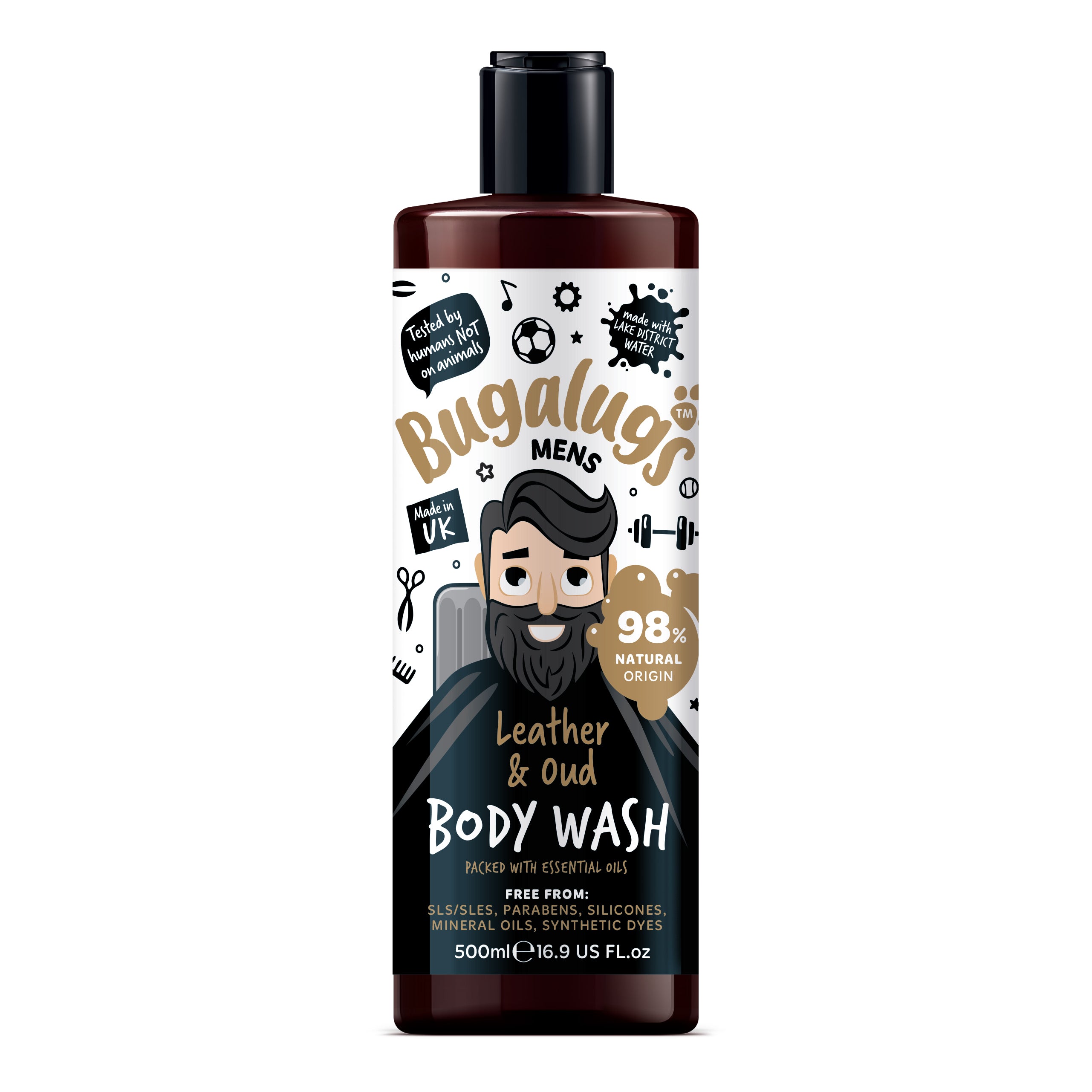 bugalugs-men-leather-oud-body-wash-luxuri-ses-herrenduschgel image 1