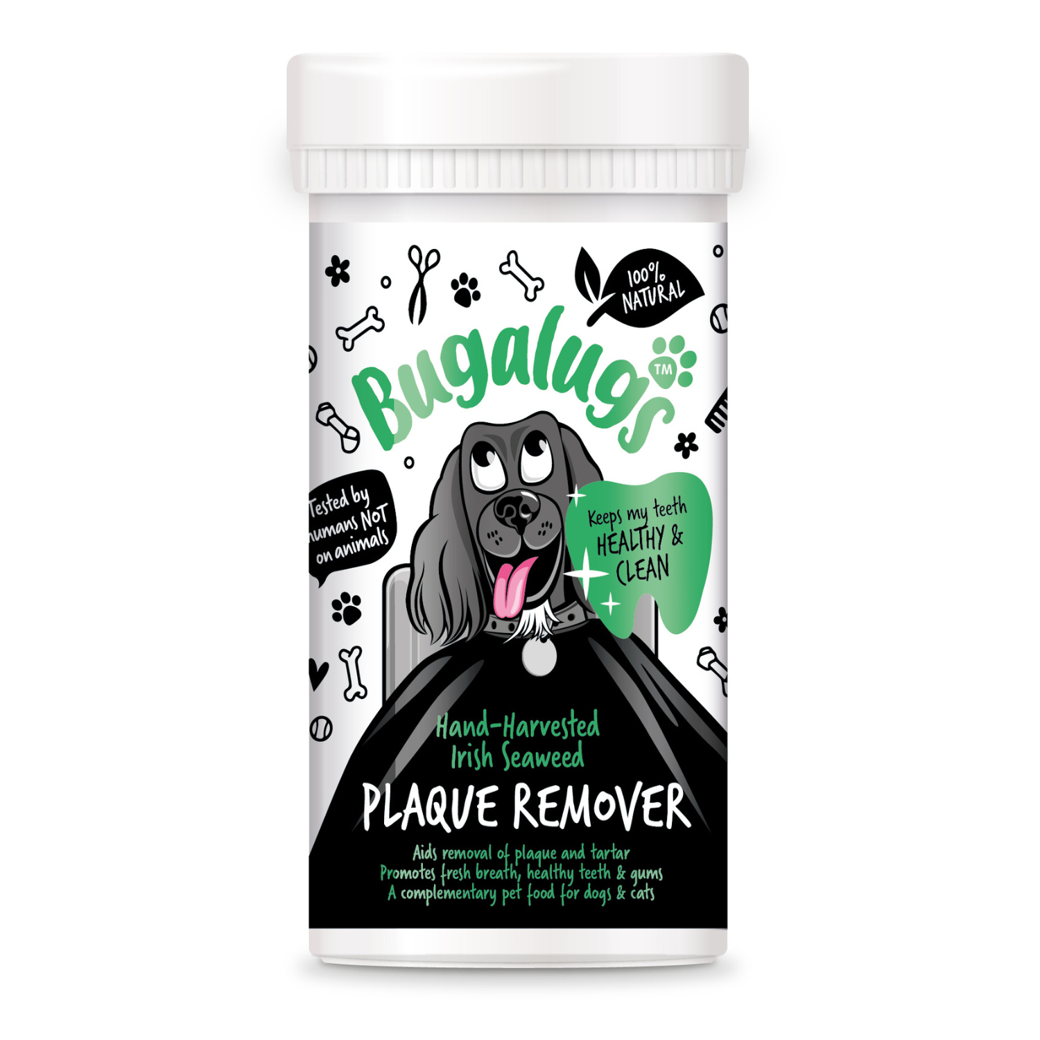 bugalugs-100-nat-rliches-zahnstein-plaque-pulver-aus-irischem-seetang-f-r-hunde- image 1