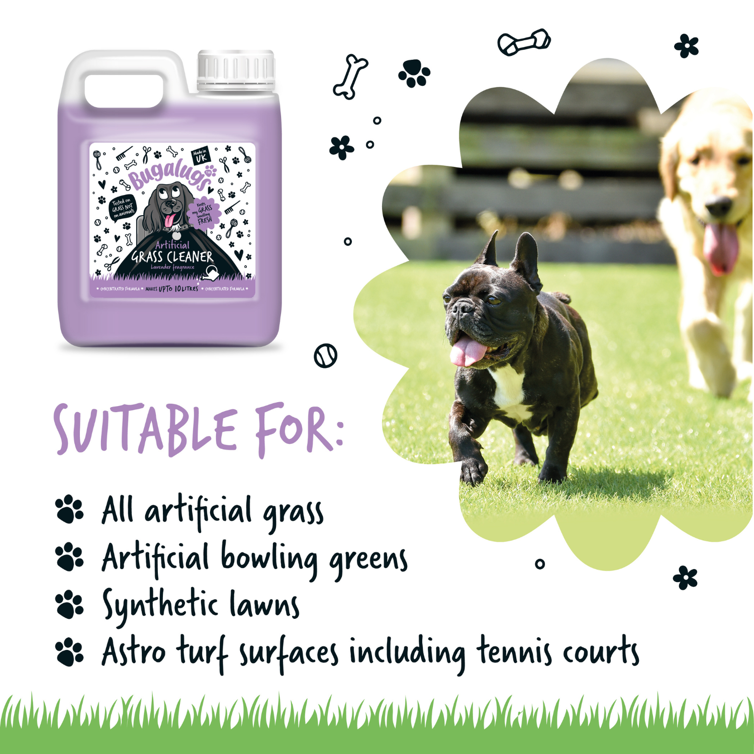bugalugs-artificial-grass-cleaner-lavender-3-in-1-kunstrasenreiniger-geruchsentf image 4