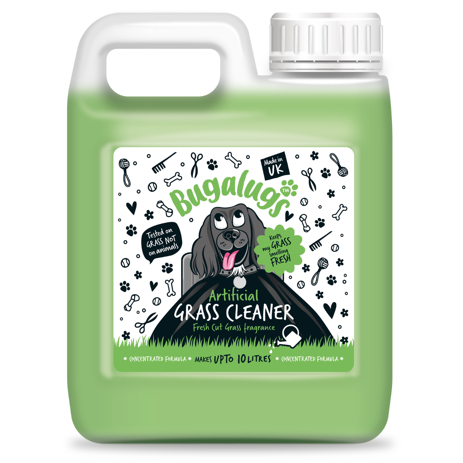 bugalugs-artificial-grass-cleaner-3-in-1-kunstrasenreiniger-fresh-cut-grass-duft image 1