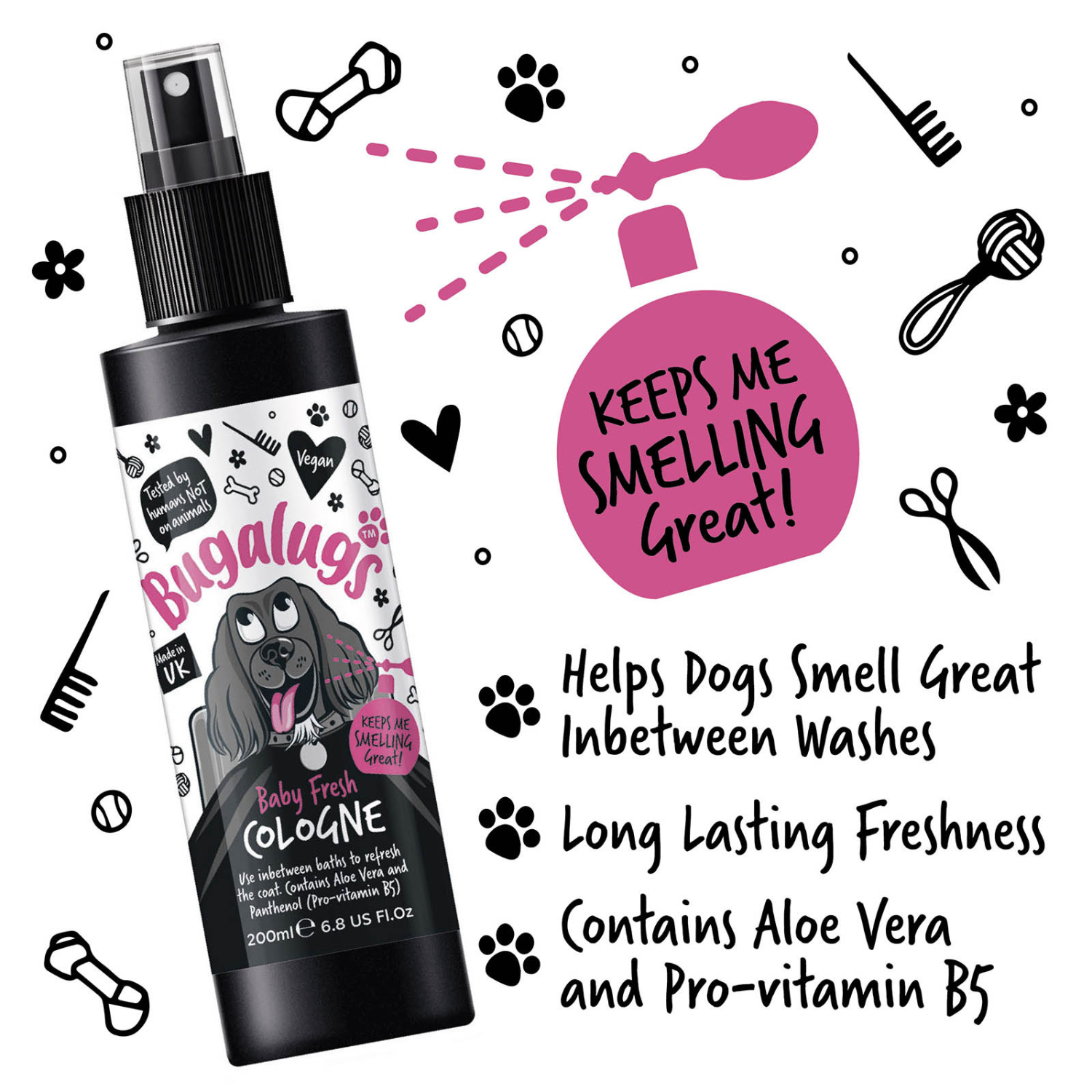 bugalugs-baby-fresh-dog-cologne-hundeparfum-deo-spray image 5