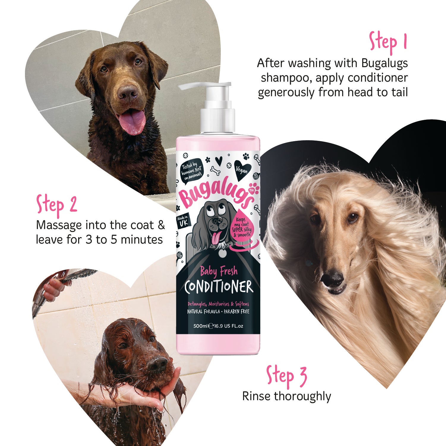 bugalugs-baby-fresh-dog-conditioner-hundepflege-conditioner-mit-baby-fresh-duft image 4